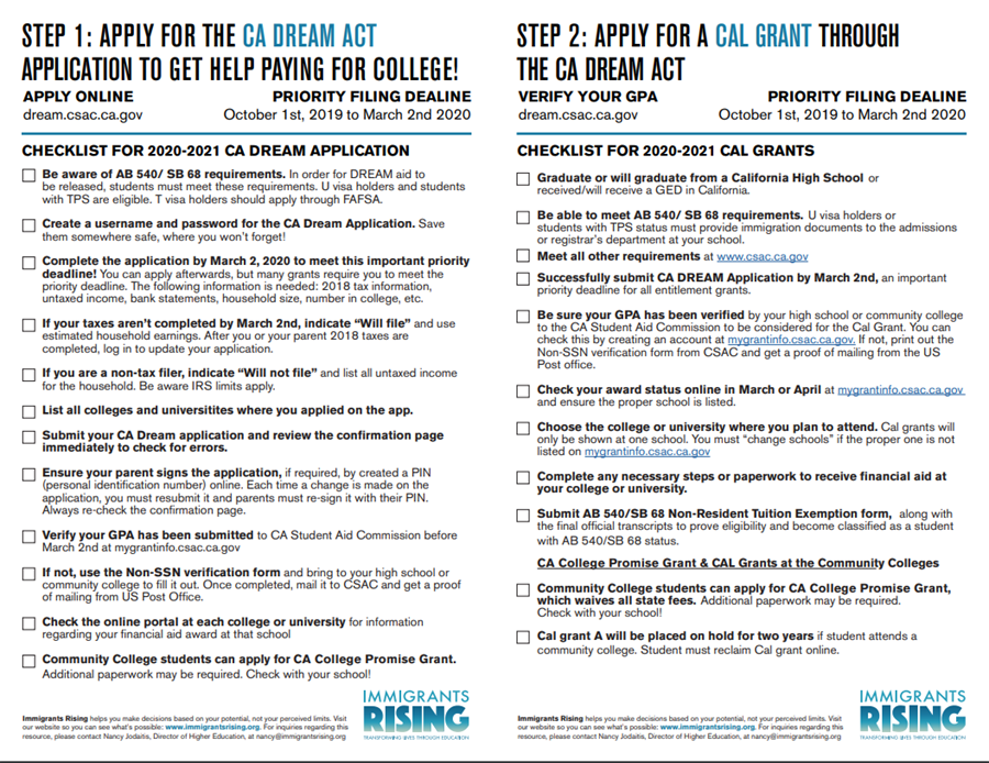 CA Dream Act | LACC