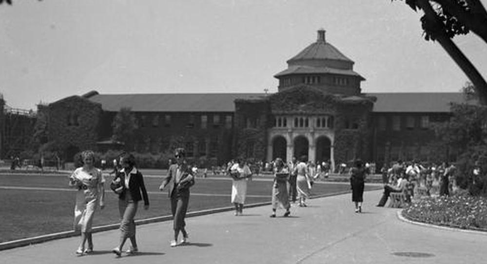 LACC campus 1930s scene