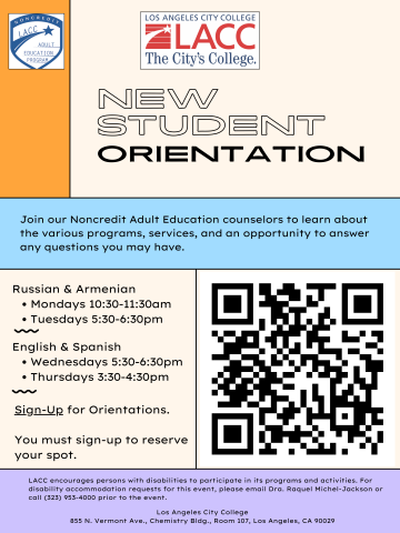 Orientation Flyer